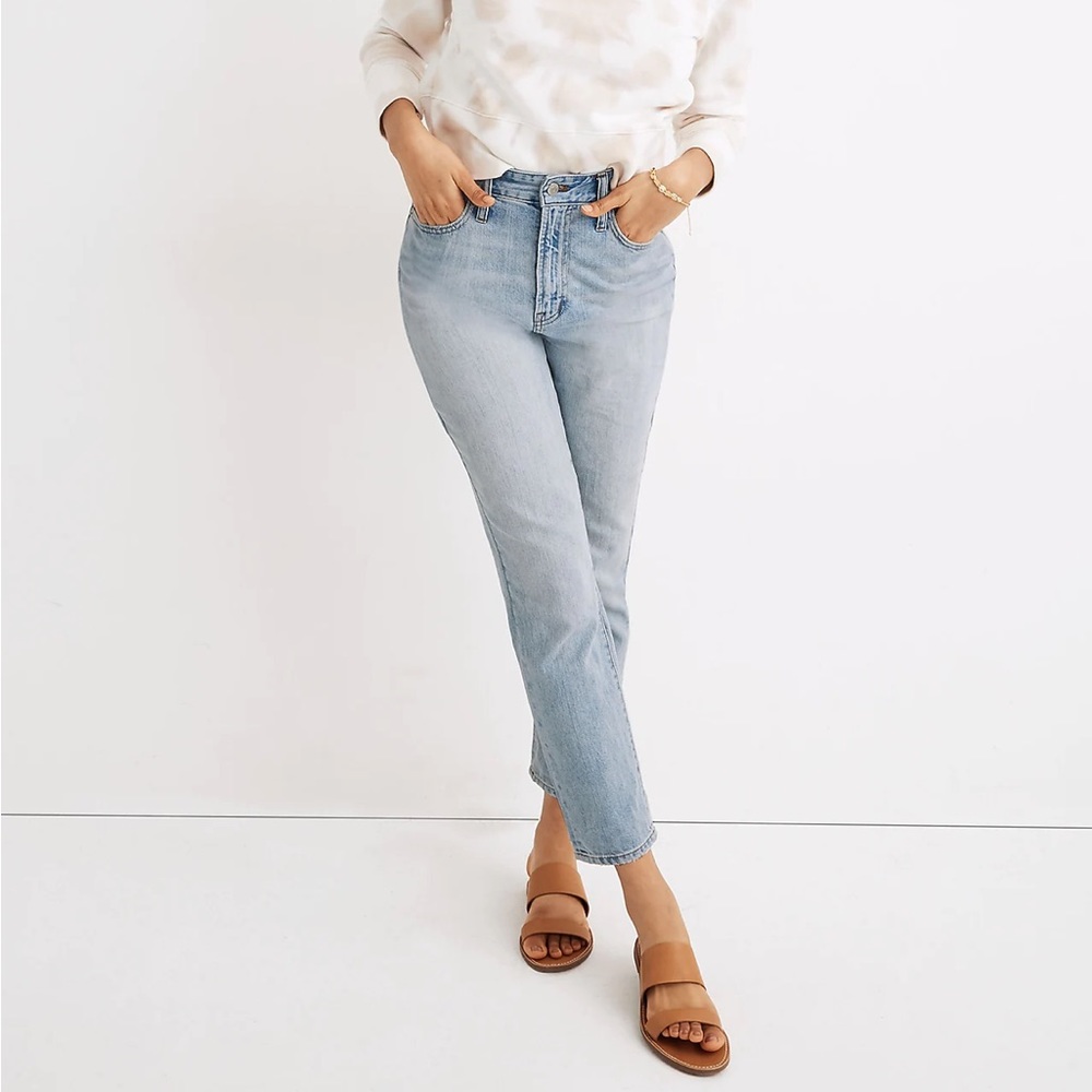 Madewell The Curvy Perfect Vintage jean- Fitzgerald wash Size 24